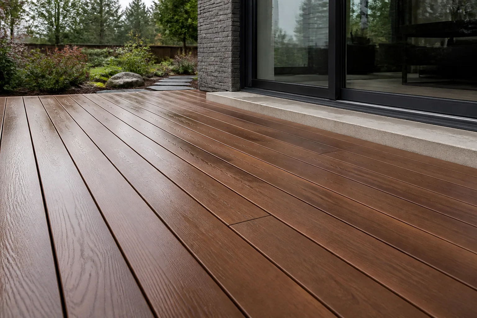 Thermo Ash 5/4x6 S4S E4E End Match for Decking