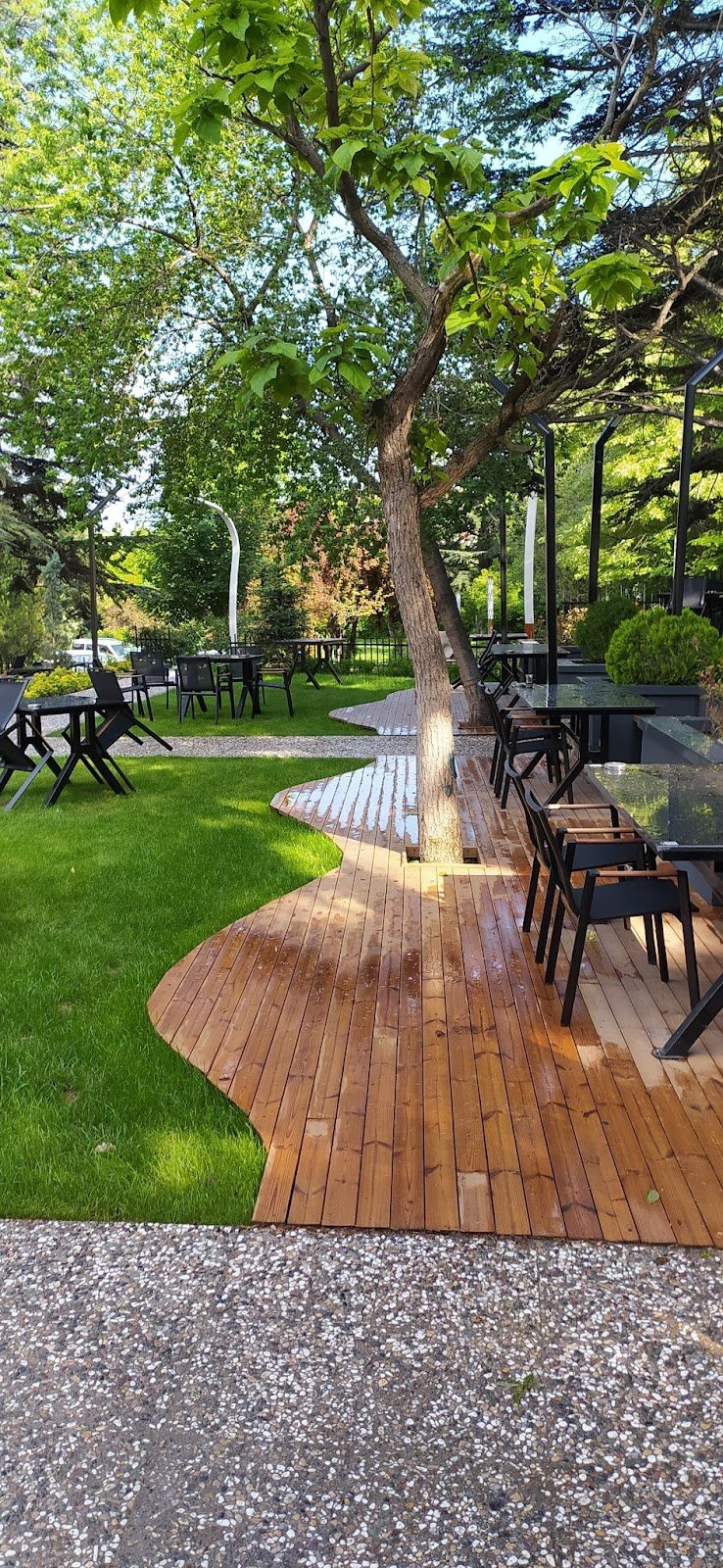 Thermo Pine in Decking Applications